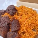 Jollof Rice with Beef